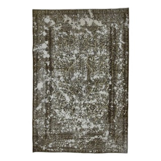 Vintage Middle Eastern Hand-Knotted Rug For Sale