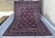 Red Red Afghan Ersari Hand-Knotted Wool Rug - 6'7" X 9'8" For Sale - Image 8 of 13