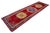 1950s 1950s Hand-Knotted Turkish Runner Rug Bold Colors Tribal Hallway Decor Lady Bug Pattern Unused - 3'4" X 13' For Sale - Image 5 of 17
