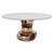 "Magistrale" Round Table With Bronze and Stainless Steel, Handmade For Sale In Los Angeles - Image 6 of 6