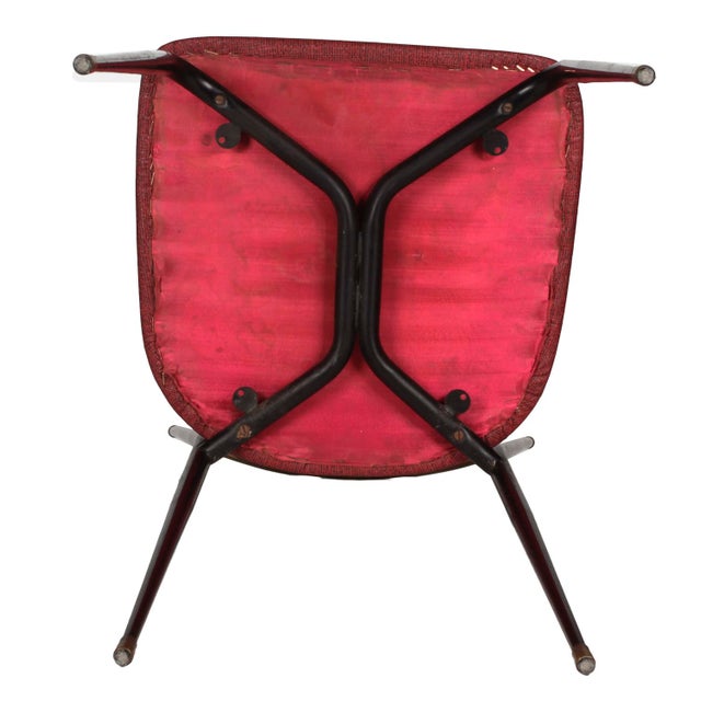 Italian Metal and Brass Side Chair, 1960s For Sale - Image 15 of 18