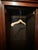 Chestnut Late 19th Century Victorian Carved Walnut Triple Compactum Wardrobe With Beveled Mirror Doors For Sale - Image 8 of 9