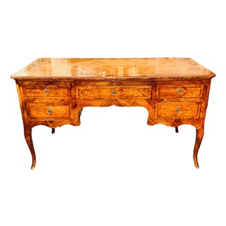 19th C. Italian Walnut Bureau Plat For Sale