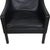 Model 2204 Wingchair in Black Leather by Børge Mogensen, 1990s For Sale - Image 4 of 18