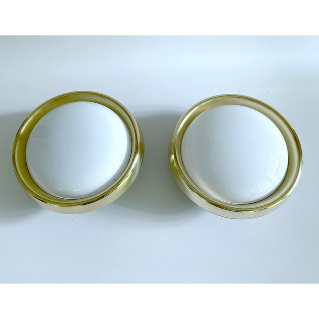 Vintage Brass and Glass Sconce from Limburg For Sale - Image 14 of 18