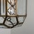 Art Deco Italian Revival Brass and Beveled Glass Lantern, 1970s For Sale - Image 9 of 18