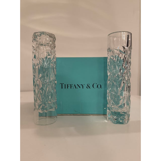 Set of Tiffany Cut Crystal Bud Vases For Sale In Sacramento - Image 6 of 7
