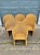 Modern Mid 20th Century Wicker Barrel Chairs- Set of 6 For Sale - Image 3 of 12