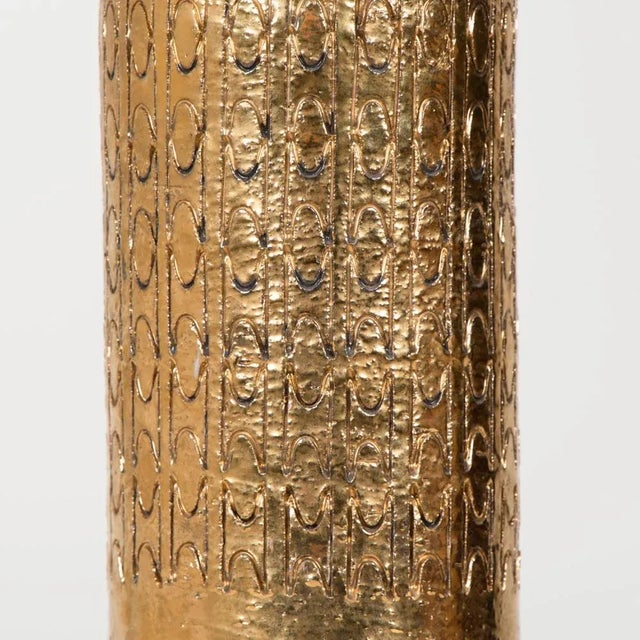 Metal Bitossi Lamps for Bergboms with Custom Made Shades by René Houben, Set of 2 For Sale - Image 7 of 18