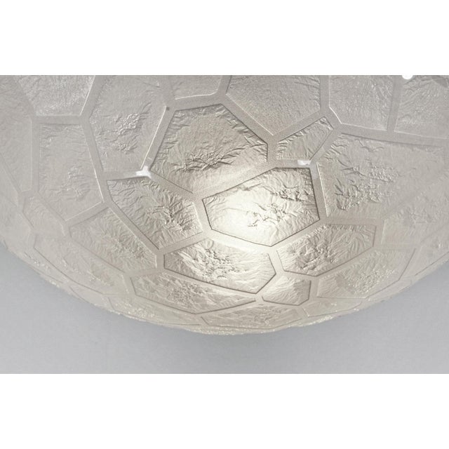French Art Deco Pendant Light by Noverdy 1930 France For Sale - Image 6 of 13