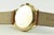 Chronograph made of 18 carat 750 gold in good condition. The dial with gold numerals for the even hours has two subdials...