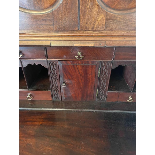 Antique George II Figured Mahogany Bookcase, 1740 For Sale - Image 17 of 18