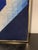Ink Blue Vintage Victor Vasarely Op Art Geometric Needlepoint Framed For Sale - Image 8 of 12