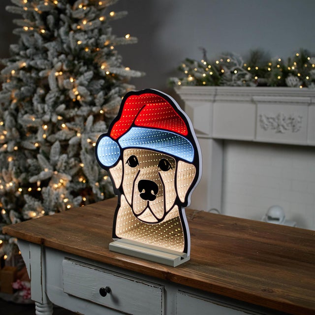 Contemporary Holiday Dog Ekkolight 16.5"H For Sale - Image 3 of 4