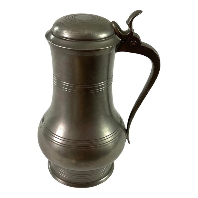 1930s Royal Hollander Large Pewter Creamer/Pitcher For Sale