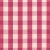 Schumacher Camden Cotton Check Fabric in Raspberry For Sale