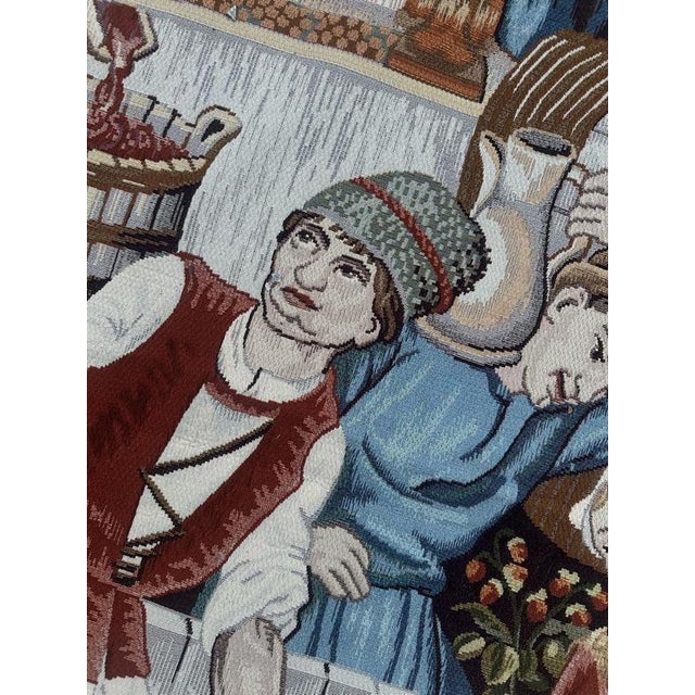 Aubusson Style Jacquard Tapestry, 1980s For Sale - Image 11 of 18
