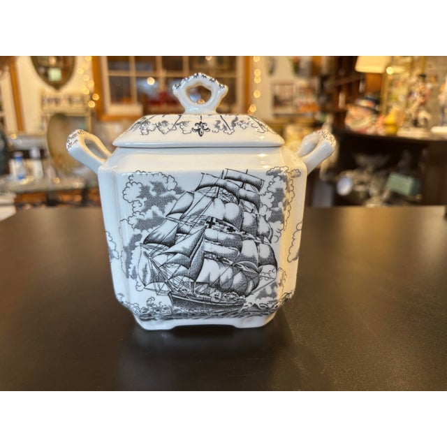 1930s Mason’s the Cutty Sark Lidded Canister For Sale In Philadelphia - Image 6 of 10