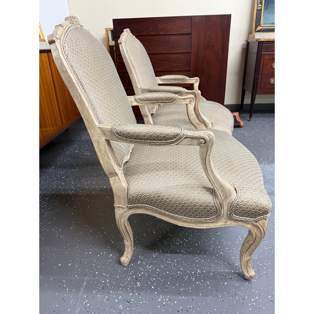 Beautiful pair of 1960’s Interior Crafts Louis XV polychromed fauteuils. Elegant and timeless and a great addition to a...