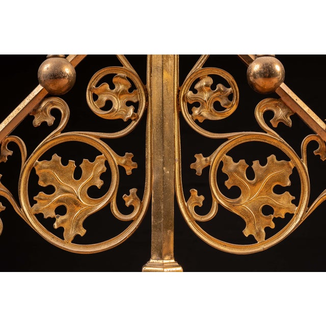 Mid 20th Century Gothic Revival Five-Light Candelabra Table Lamp For Sale - Image 9 of 10