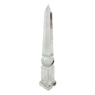 Global Views Crystal Obelisk For Sale