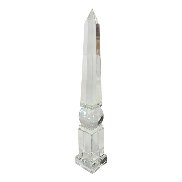 Global Views Crystal Obelisk For Sale
