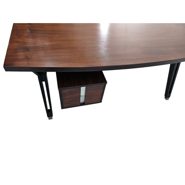 Ico Parisi Rosewood Desk for Mim, Italy, Circa 1958 For Sale - Image 12 of 18