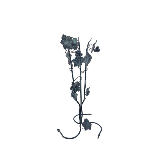 Murano Glass and Wrought Iron Vase attributed to Umberto Bellotto for Barovier and Toso, 1920s For Sale - Image 9 of 13