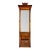 1880s Eastlake Aesthetic Movement Walnut Hall Mirror With Marble Shelf & Drawer For Sale
