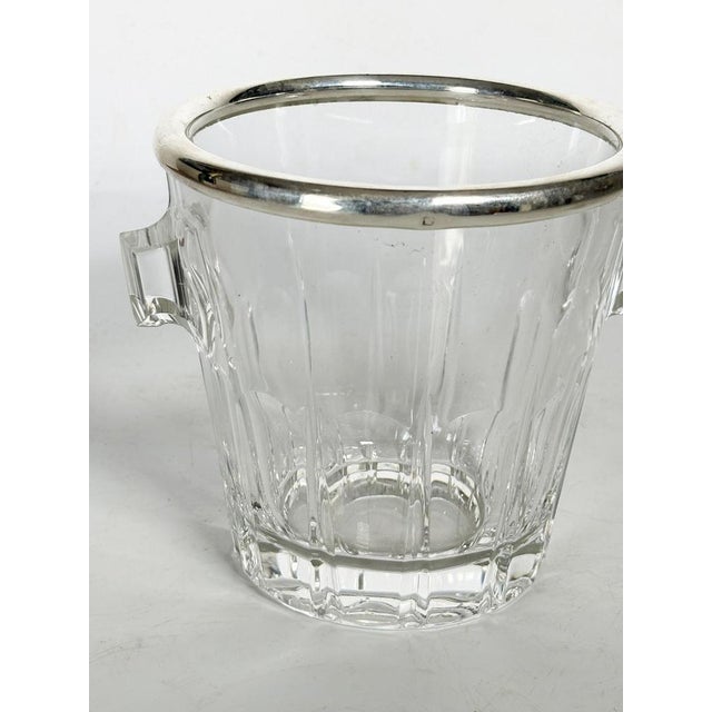 Metal Glass and Silver Ice Bucket, France, 1970s For Sale - Image 7 of 9