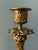 Antique French Rococo Style Solid Brass 3-Light Candelabras - A Pair For Sale - Image 4 of 14