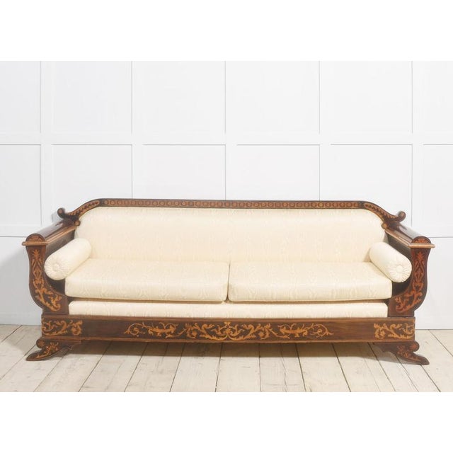 Dutch Gold Marquetry Settee For Sale - Image 15 of 15