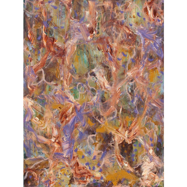 Dawn Goes Down to Day Original Abstract Painting by Lisa Finlayson For Sale