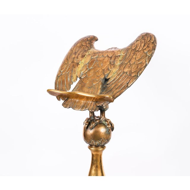 Antique Scottish Ecclesiastical Brass Eagle Lectern, 1890s For Sale - Image 17 of 18