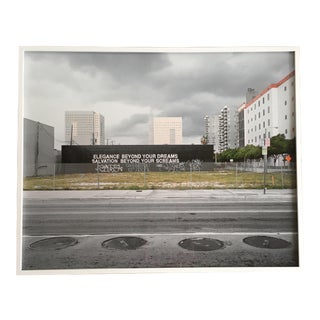 Large Framed Photograph of Downtown Miami For Sale