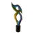 Double Flame Murano Glass Sculpture by Adriano Della Valentino For Sale