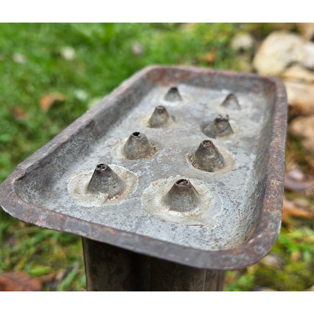 Gray Mid 1800 2 Handled Candle Mold For Sale - Image 8 of 11