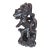 Mid-Century Balinese Macassar Ebony Garuda and Naga Combat Sculpture (Mas, Bali) For Sale