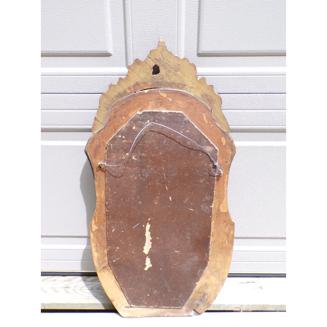 Vintage Art Deco Venetian Style Etched Wall Mirror For Sale - Image 12 of 12