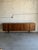 Mid-Century Modern Long Sideboard Rosewood Buffet With Sliding Doors Crafted in Denmark Mid-Century Modern 1960s For Sale - Image 3 of 11