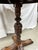 Antique Burl Walnut Wood Scalloped Edge Pedestal Table For Sale - Image 9 of 12