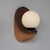Eartly Ceramic and Opaline Glass Wall Lamp from Doria Leuchten, Germany, 1970s, Set of 2 For Sale - Image 3 of 8