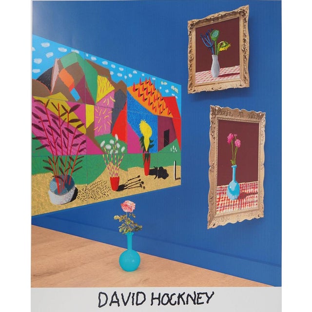 David Hockney (1937) 20 Flowers and Some Bigger Pictures Original color poster On poster paper, 60 x 80 cm (approx. 24 x...