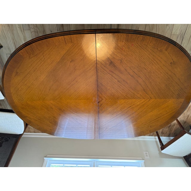 MCM Walnut Drexel Esperanto Dining Table With or Without Chairs For Sale - Image 15 of 16