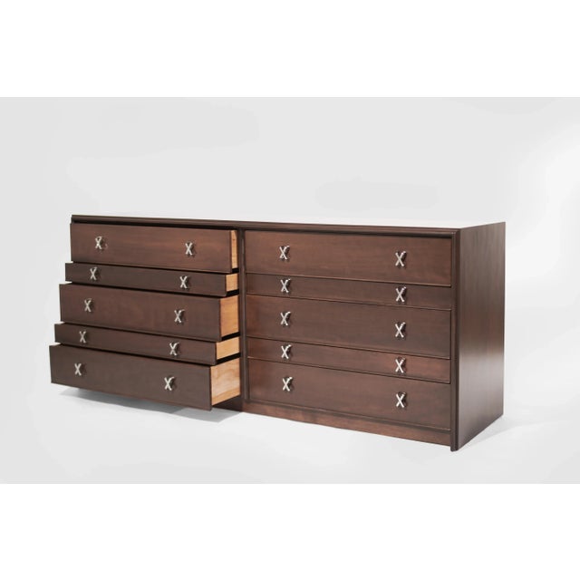 Ten Drawer Dresser by Paul Frankl, C. 1950s For Sale In New York - Image 6 of 11