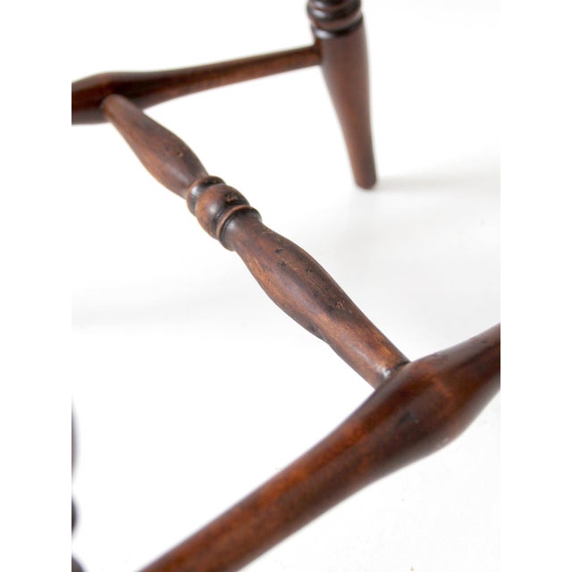 Mid-Century Windsor Style Spindle Back Chair For Sale - Image 11 of 12