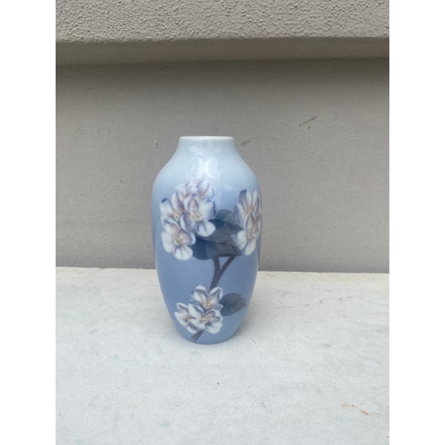 Royal Copenhagen Porcelain Cherry Blossom Vase.