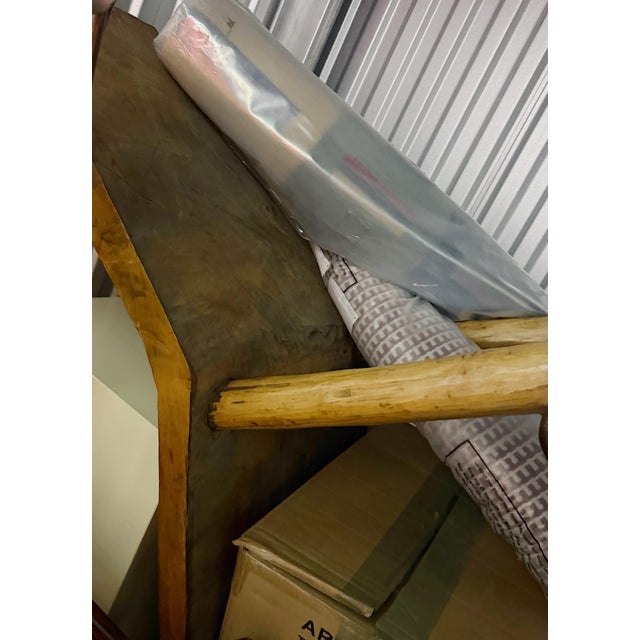 Late 20th Century Late 20th Century Live Edge Wood Lounge Chair For Sale - Image 5 of 5