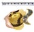 Mid-Century Modern Bowl Brass Copper & Abalone Shell Fish Wall Sculpture 1960s Signed For Sale - Image 3 of 11