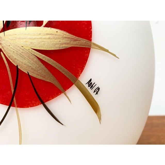 Postmodern German Glass Table Lamp and Vase Set from Ambiente Schott Zwiesel, 1980s, Set of 2 For Sale - Image 12 of 18